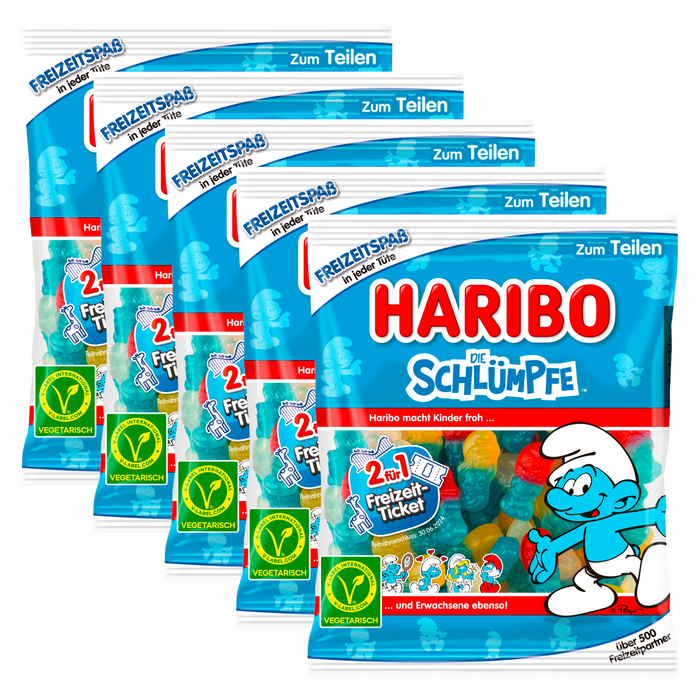 5x Haribo Schlümpfe 175g (5x175g)