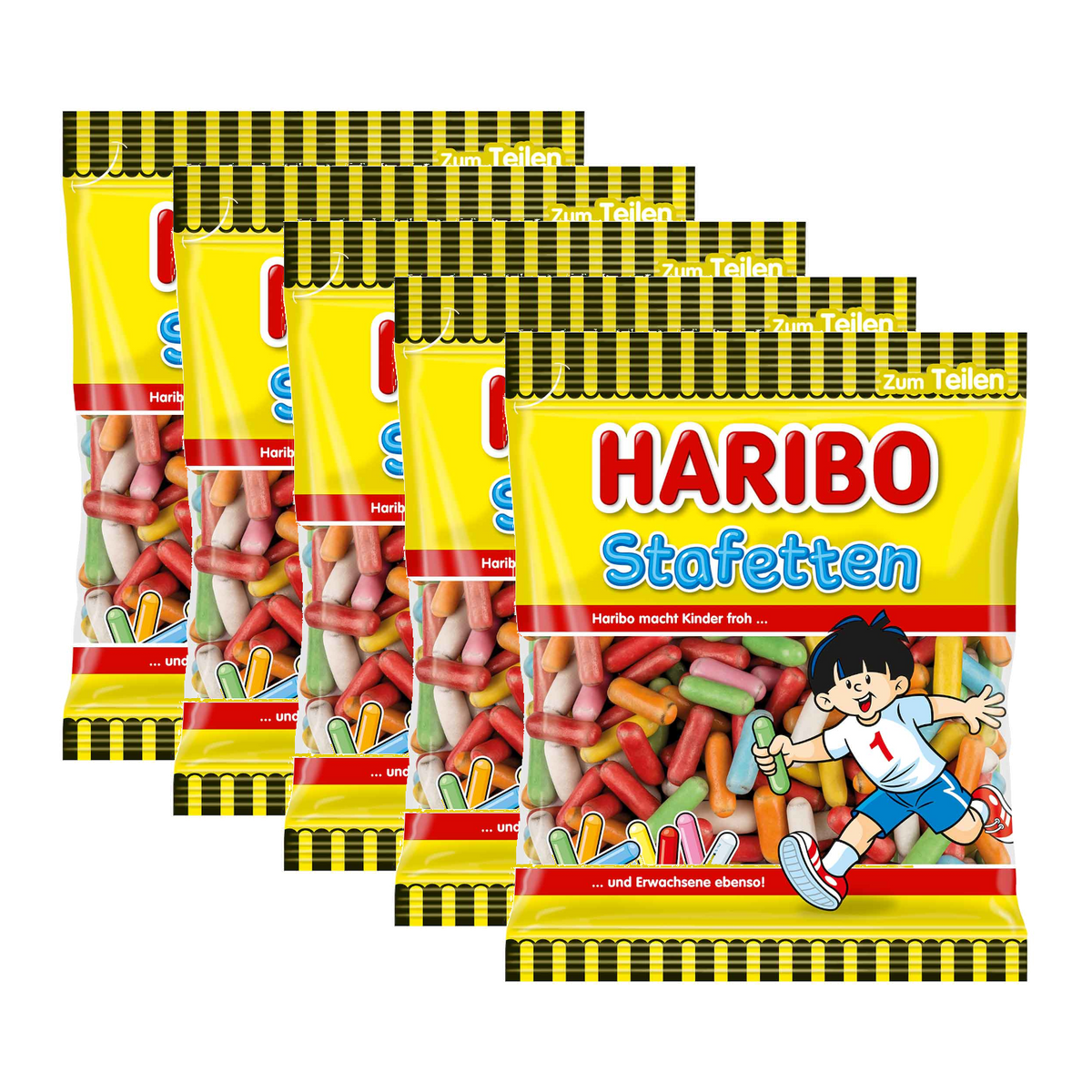 5x Haribo Stafetten (5x160g)