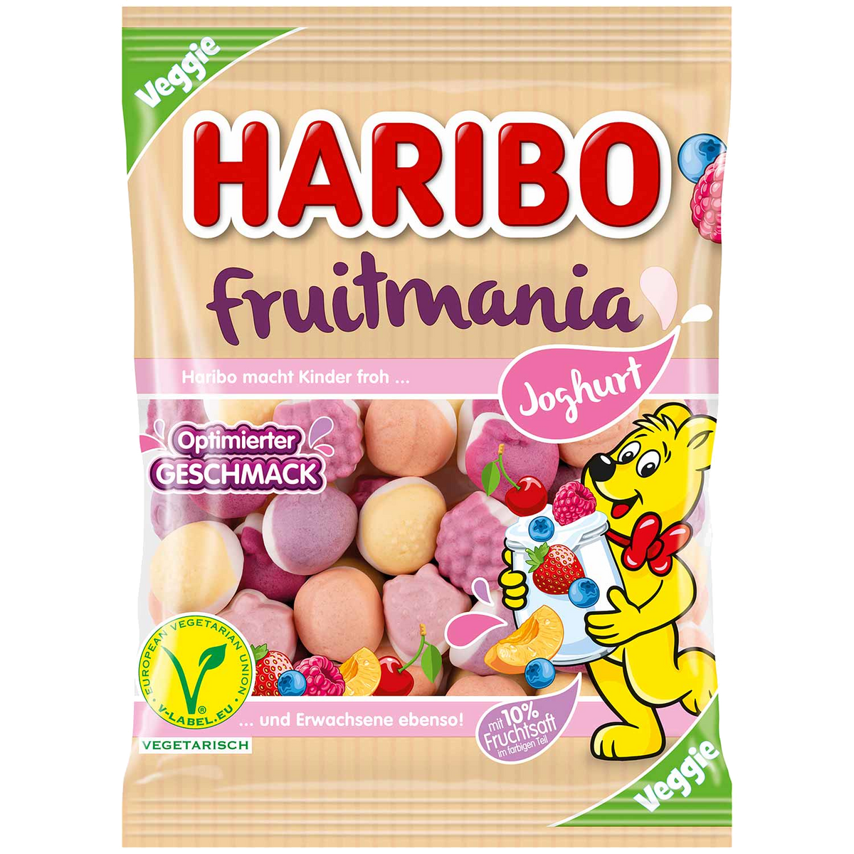 Haribo Fruitmania Joghurt Veggie 160g