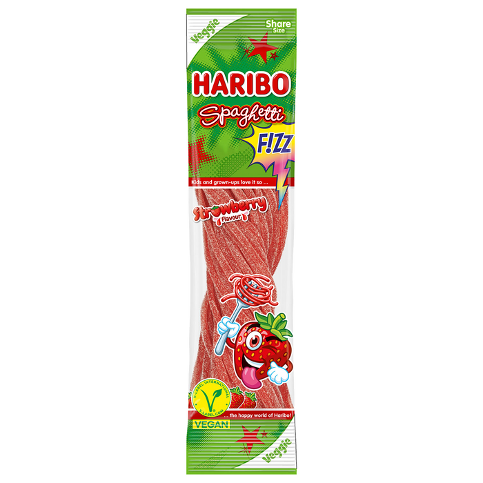 Haribo Spaghetti "Strawberry sour" Vegan 200g