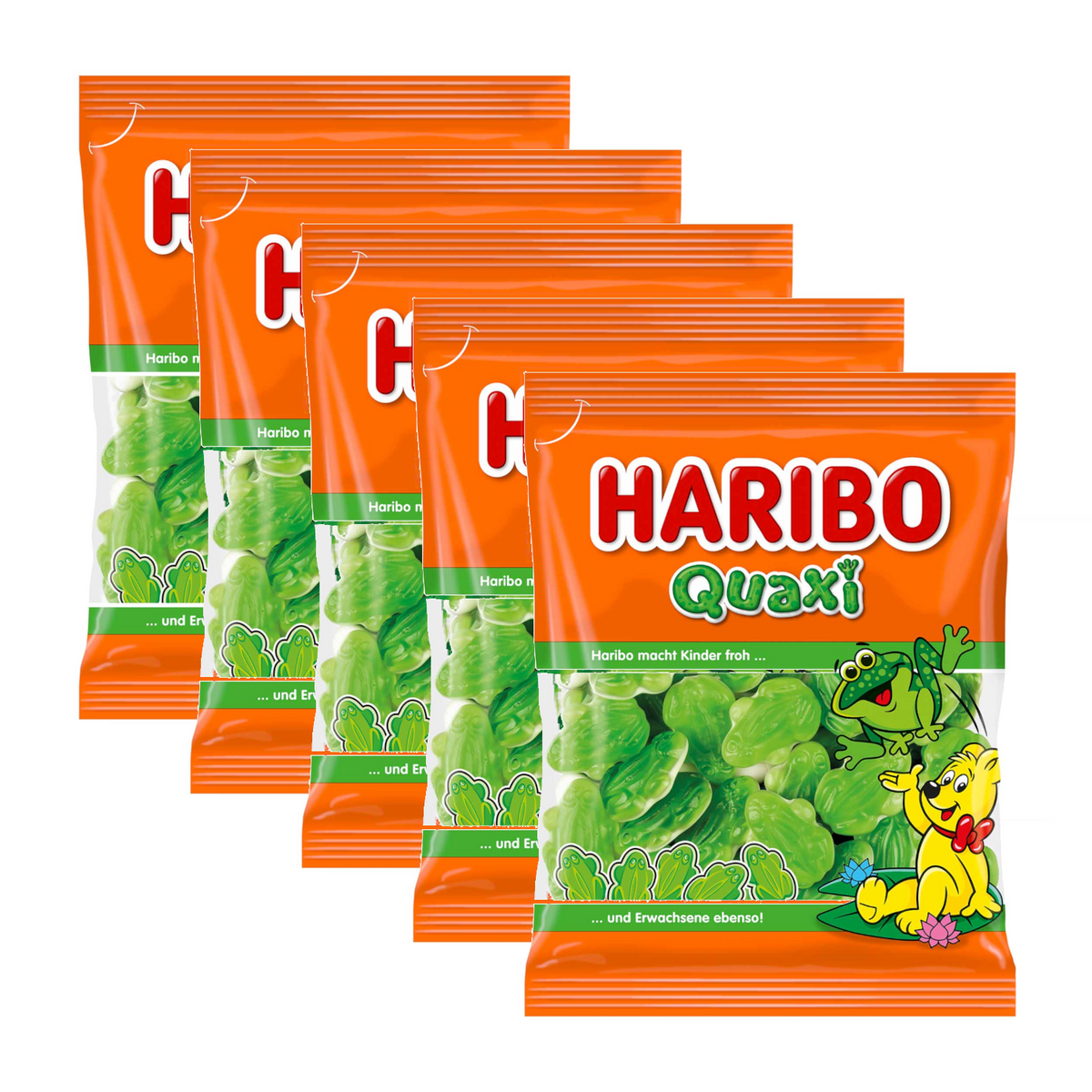 5x Haribo Quaxi Frösche 175g (5x175g)