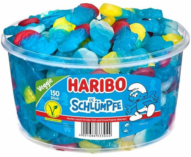 Haribo Schlümpfe 150Stück 1350g