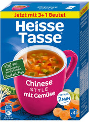 Heisse Tasse Chinesischer Art mit Gemüse für 600ml 46,8g