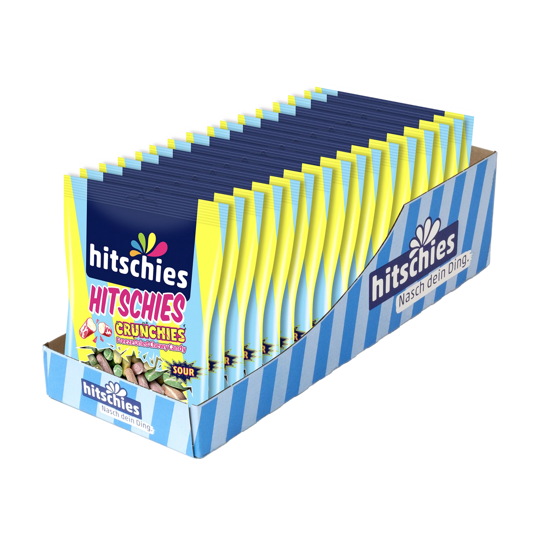 16x Hitschies Crunchies Sour Mix 16x75g (1200g)