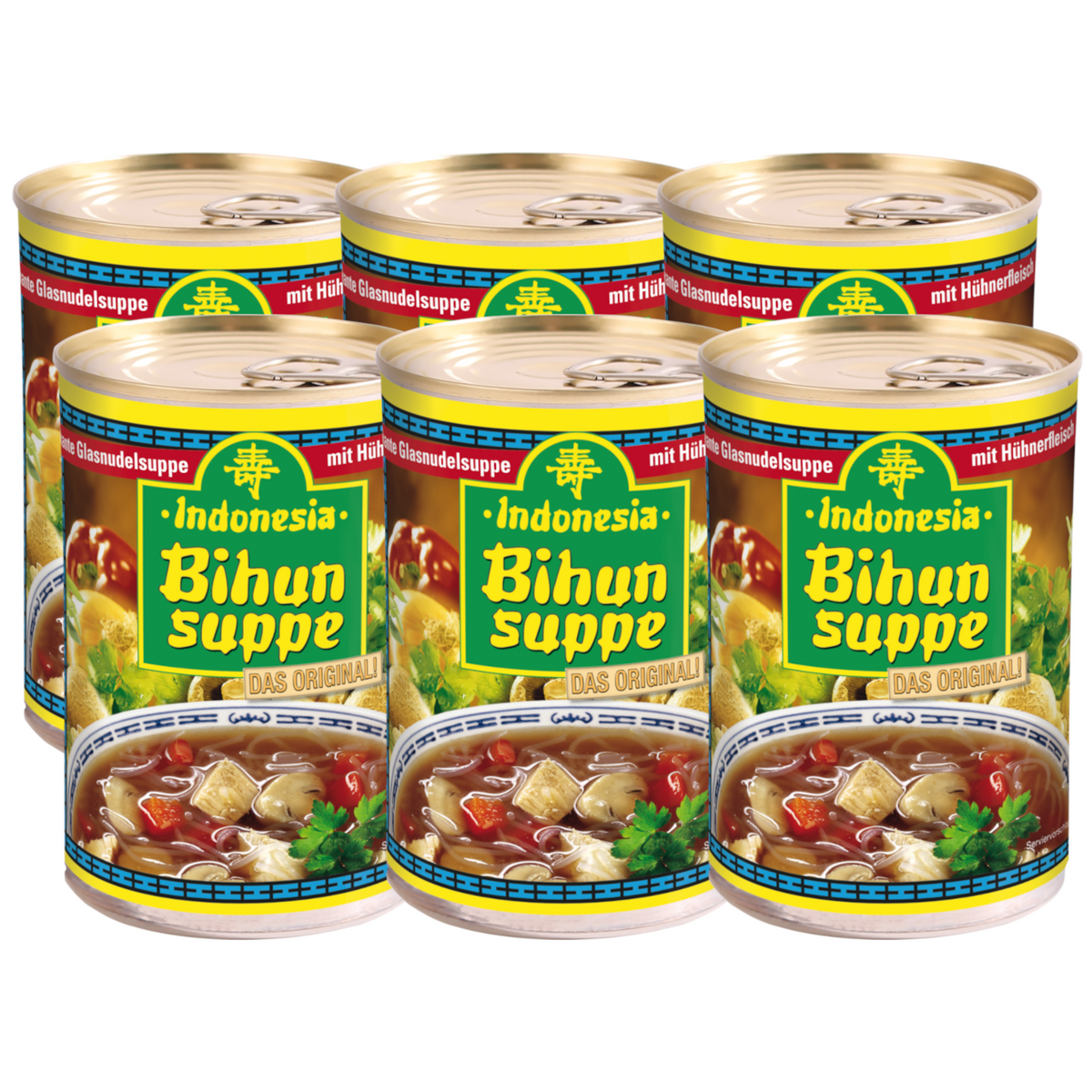 6x Indonesia Bihunsuppe 390ml (6x390ml)