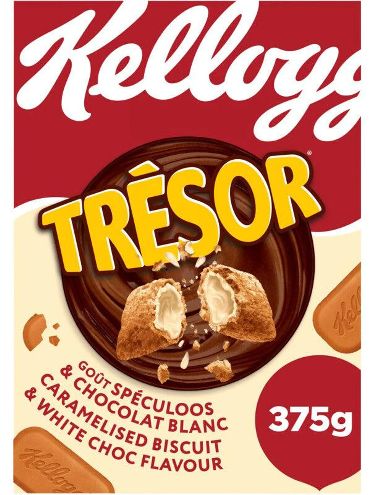 Kellogg's Tresor Caramelised Biscuit and white Chocolate 375g