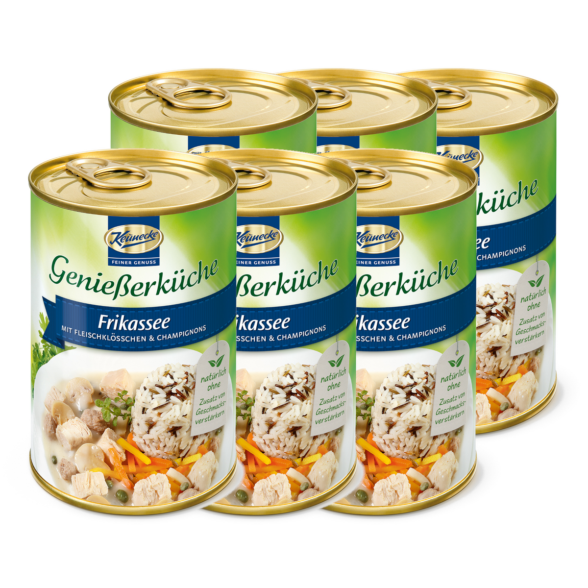 6x Keunecke Frikassee mit Fleischklösschen & Champignons 400g (6x400g)