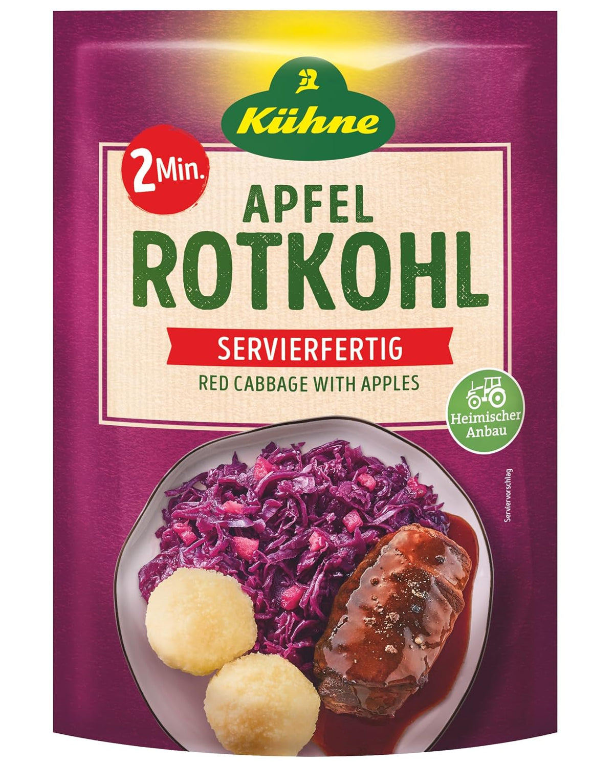 Kühne Apfelrotkohl 2 Minuten 400g