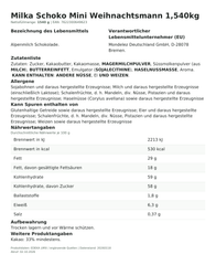 Produktinformationen zum Einzelprodukt – Milka Schoko Mini Weihnachtsmann 1,540kg