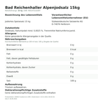 Produktbild anzeigen: Produktinformationen zum Einzelprodukt – Bad Reichenhaller Alpenjodsalz 15kg
