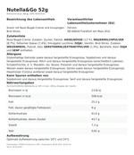 Produktbild anzeigen: Produktinformationen zum Einzelprodukt – Nutella&amp;Go 52g
