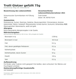 Produktbild anzeigen: Produktinformationen – Trolli Glotzer gefüllt 75g
