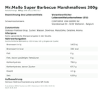 Produktbild anzeigen: Produktinformationen zum Einzelprodukt – Mr.Mallo Super Barbecue Marshmallows 300g
