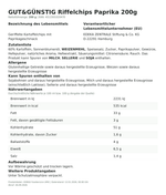 Produktbild anzeigen: Produktinformationen zum Einzelprodukt – Gut&amp;Günstig Riffelchips Paprika 200g
