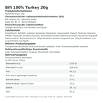 Produktbild anzeigen: Produktinformationen zum Einzelprodukt – Bifi 100% Turkey 20g
