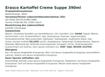 Produktbild anzeigen: Produktinformationen – Erasco Kartoffel Creme Suppe 390ml
