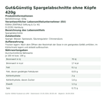 Produktbild anzeigen: Produktinformationen zum Einzelprodukt – Gut&amp;Günstig Spargelabschnitte ohne Köpfe 420g
