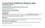 Produktbild anzeigen: Produktinformationen – Funny-frisch Goldfischli Original 100g
