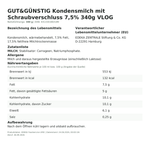 Produktbild anzeigen: Produktinformationen zum Einzelprodukt – Gut&amp;Günstig Kondensmilch mit Schraubverschluss 7,5% 340g VLOG
