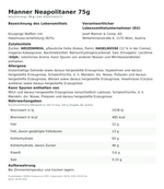 Produktbild anzeigen: Produktinformationen zum Einzelprodukt – Manner Neapolitaner 75g
