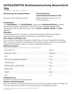 Produktbild anzeigen: Produktinformationen zum Einzelprodukt – Gut&amp;Günstig Brotbackmischung Bauernbrot 1kg
