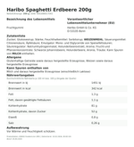 Produktbild anzeigen: Produktinformationen zum Einzelprodukt – Haribo Spaghetti Erdbeere 200g
