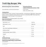 Produktbild anzeigen: Produktinformationen zum Einzelprodukt – Trolli Big Burger 50g
