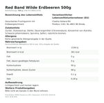 Produktbild anzeigen: Produktinformationen zum Einzelprodukt – Red Band Wilde Erdbeeren 500g
