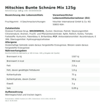 Produktbild anzeigen: Produktinformationen zum Einzelprodukt – Hitschies Bunte Schnüre Mix 125g
