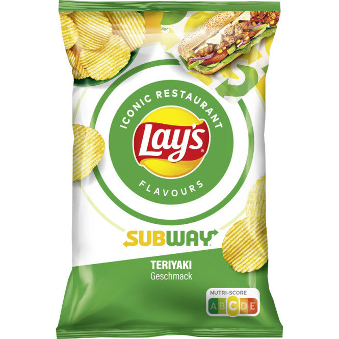 9x Lays Subway Teriyaki 150g (9x150g)