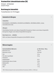 8x Leicht&Cross Roggen Knusperbrot 125g (8x125g)