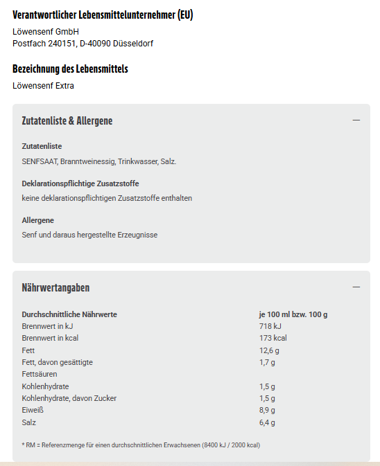 Löwensenf Extra Scharf 100ml