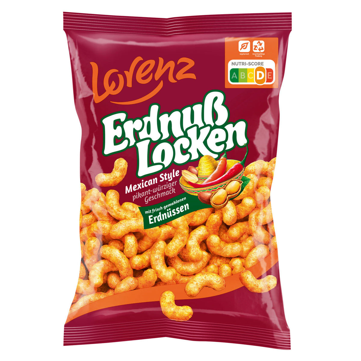 Lorenz ErdnußLocken Mexican Style 150g