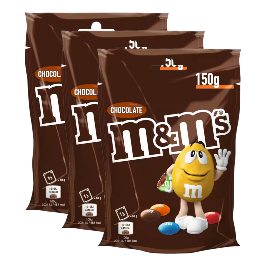 3x M&M'S Chocolate 150g (3x150g)