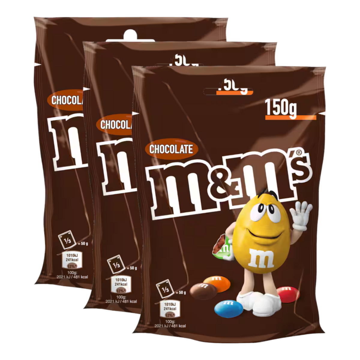 3x M&M'S Chocolate 150g (3x150g)