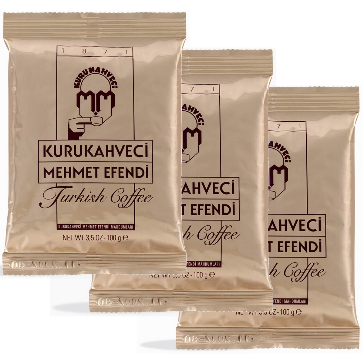 3x Kurukahveci Mehmet Efendi Kaffee Mehmet Efendi 100g (3x100g)