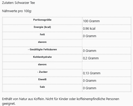 MEVLANA Goran Tee Luxus-Mischung Schwarztee 500g  – Aromatischer Schwarzer Tee, Orientalischer Tee, Premium Teegenuss 0,5kg