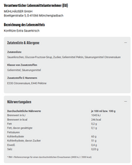 Mühlhäuser Sauerkirschkonfitüre 450g