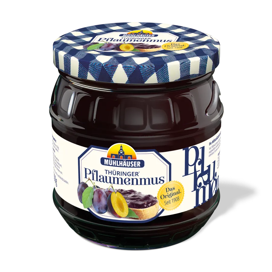 Mühlhäuser Thüringer Pflaumenmus gewürzt 1kg