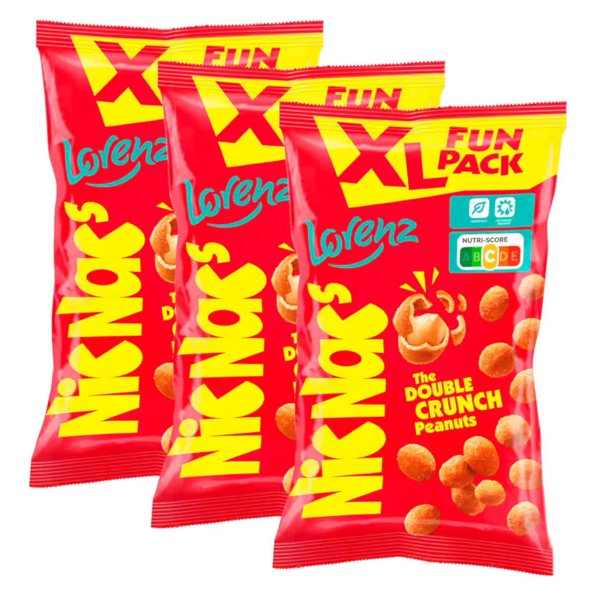 3x Nic Nacs XL Fun Pack Original 170g (3x170g)