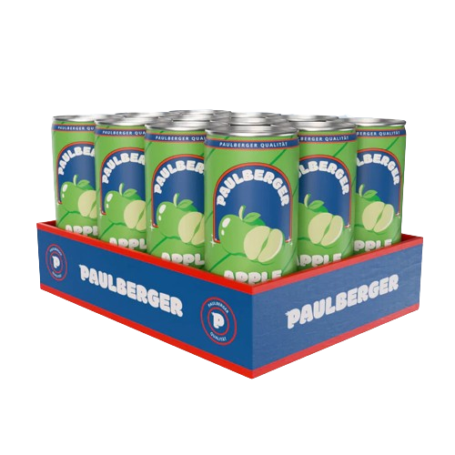 12x Paulberger Limo Apfel 12x330ml Einweg Dose DPG
