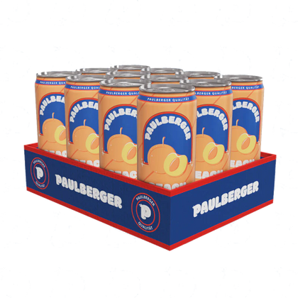 12x Paulberger Limo Peach 12x330ml Einweg Dose DPG
