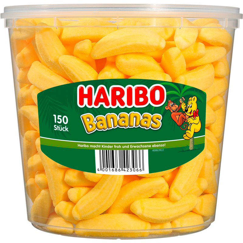 Haribo Bananas 150Stück 1050g