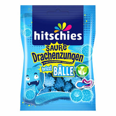 Hitschies Saure Drachenzungen Brizzl Bälle blau 100g