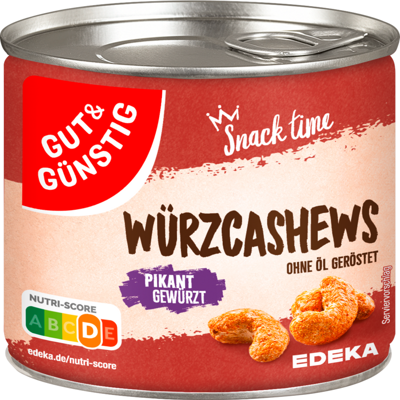 Gut&Günstig WürzCashews pikant gewürzt 150g