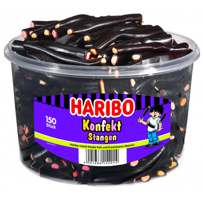 Haribo Konfekt Stangen 150Stück 1200g