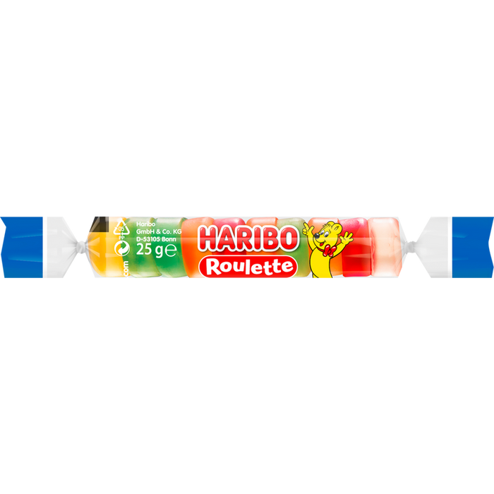 Haribo Roulette Fruchtgummi-Rolle 25g