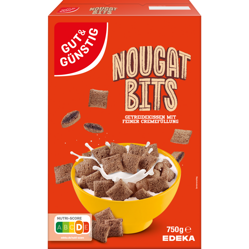 Gut&Günstig Nougat Bits 750g