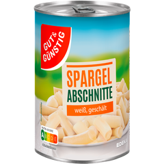 Gut&Günstig Spargelabschnitte ohne Köpfe 420g