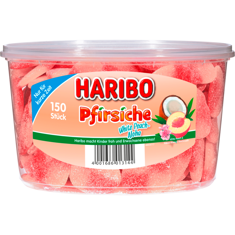 Haribo Fruchtgummi Pfirsiche White-Peach 1,2kg